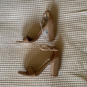 NWT Tan Strap Heels